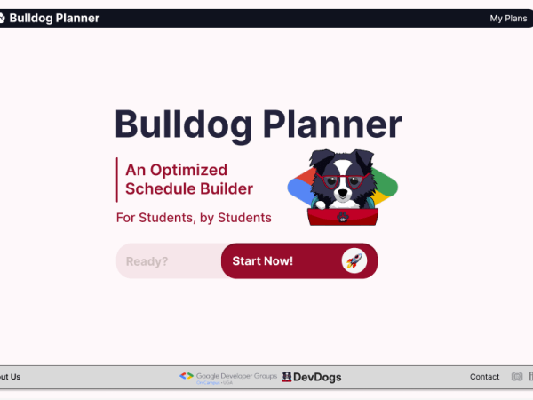 Bulldog Planner – An Optimal Schedule&nbsp;Builder